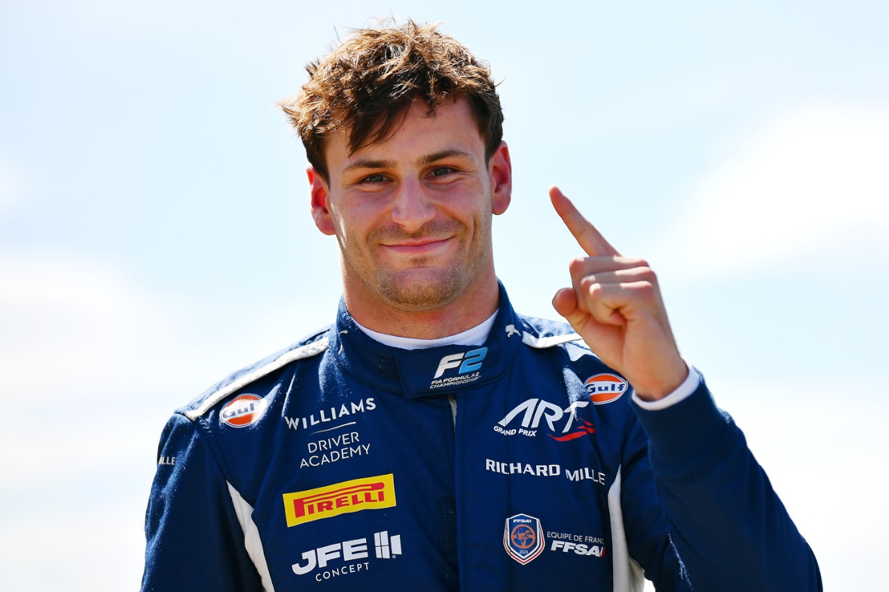 2025年FIA F2第8戦シルバーストン　ビクトール・マルタンス（ARTグランプリ／ウイリアムズ育成）