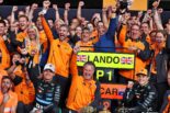 ランド・ノリスとオスカー・ピアストリの1-2を祝うマクラーレン