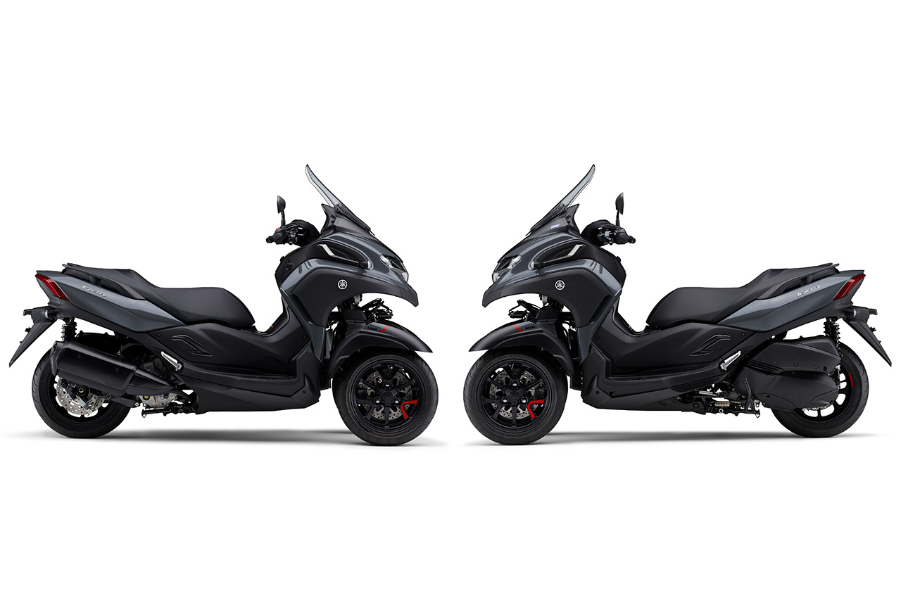 ヤマハ、フロント2輪モデル『トリシティ300』のカラーリングを変更した2025年モデルを発表