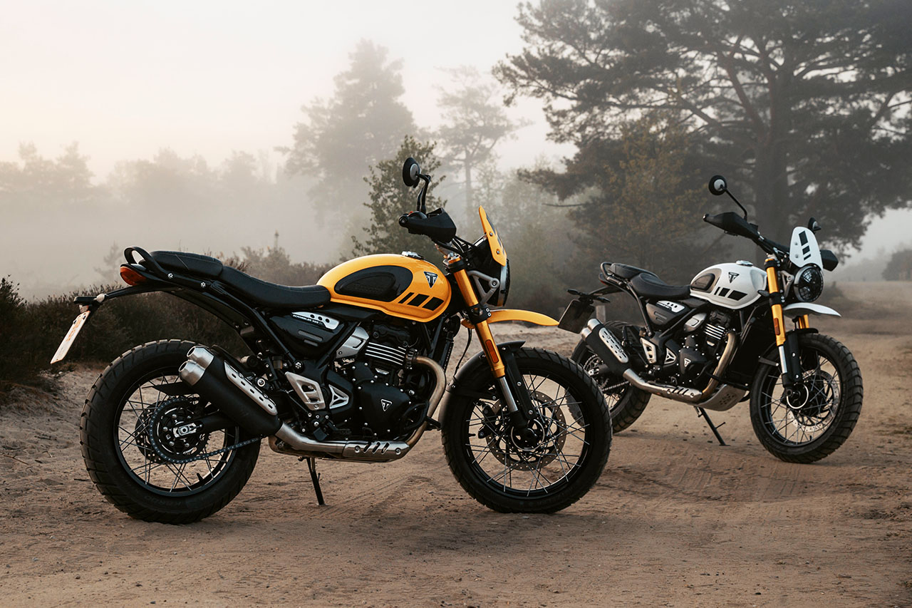 トライアンフ、オフロード性能を高めた新型『スクランブラー400 XC』を発表