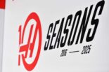 ハースF1のチーム創設10周年を記念したロゴ