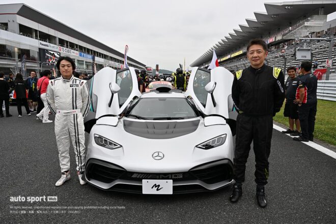 SROジャパンカップ第2ラウンド富士のレース1は白熱の戦いを制しseven x seven Racingが今季初優勝。渡会太一が殊勲