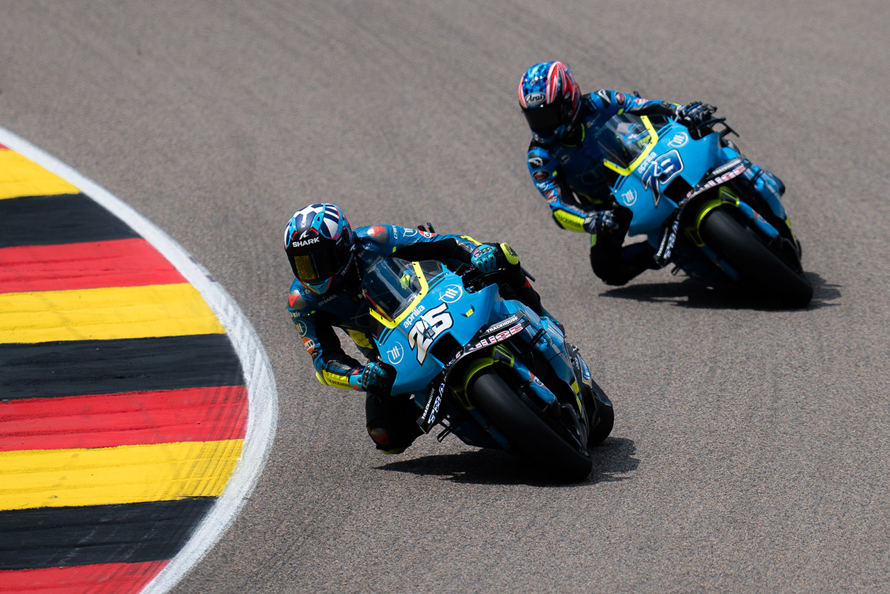 小椋藍、残り9周の転倒で2戦連続リタイアに「トライしたけど完全に自分の責任」／第11戦ドイツGP