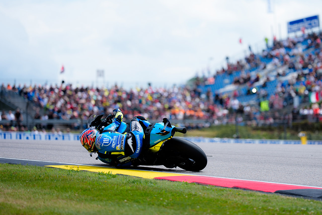 小椋藍、残り9周の転倒で2戦連続リタイアに「トライしたけど完全に自分の責任」／第11戦ドイツGP