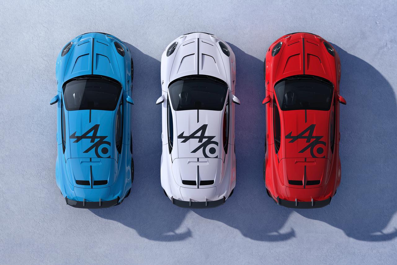 アルピーヌ、日本限定14台の“創業トリコロール”を採用した『A110』70周年記念特別モデルを設定