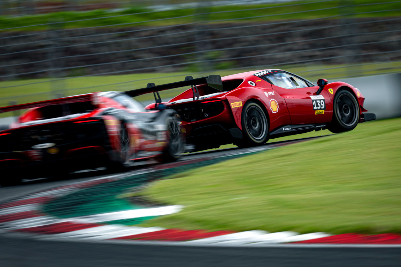 富士連戦の第4戦は武藤壮汰が制圧。フェラーリ・チャレンジ・ジャパン2025は次戦、王者争いの最終局面へ