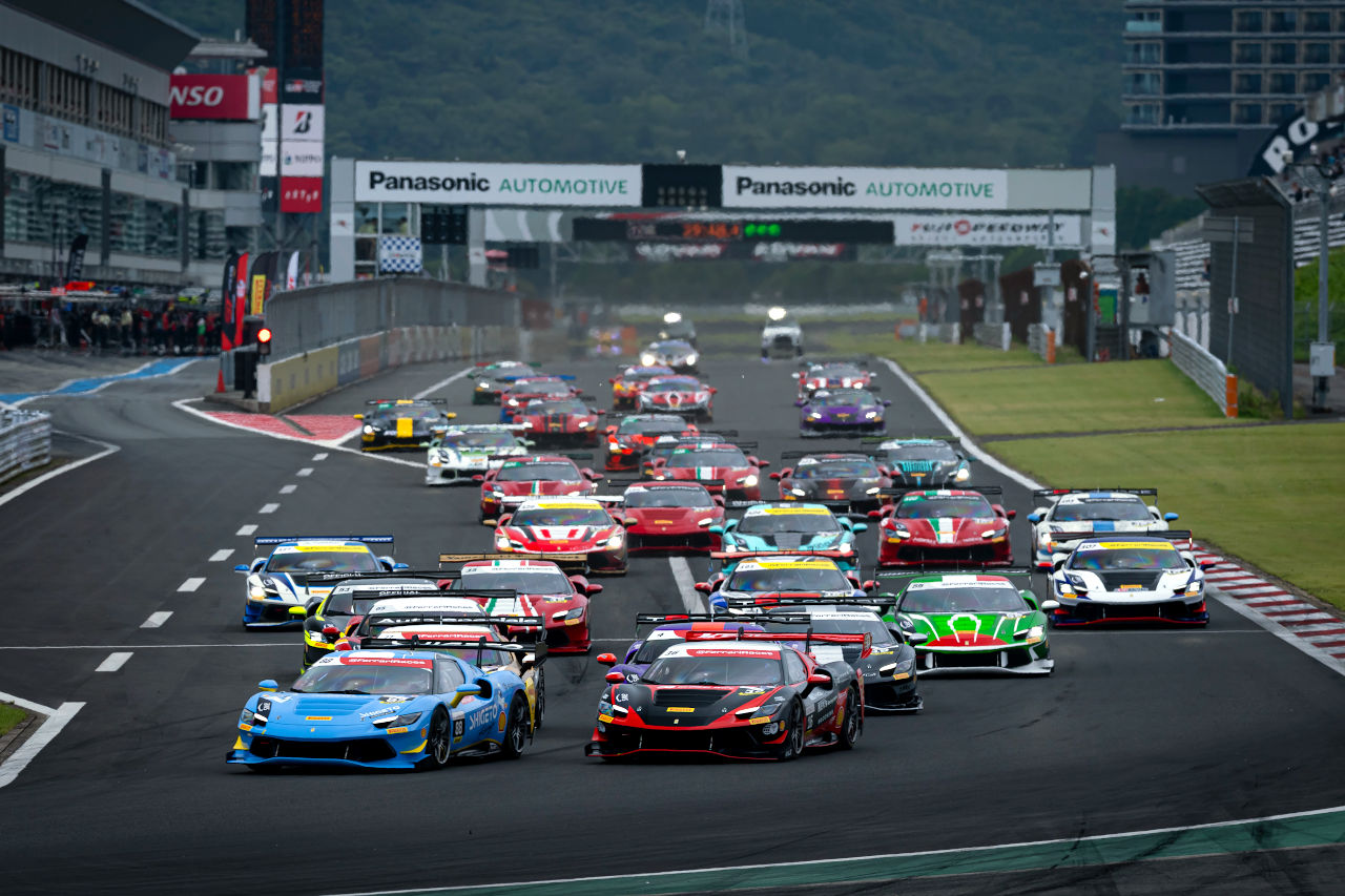 富士連戦の第4戦は武藤壮汰が制圧。フェラーリ・チャレンジ・ジャパン2025は次戦、王者争いの最終局面へ