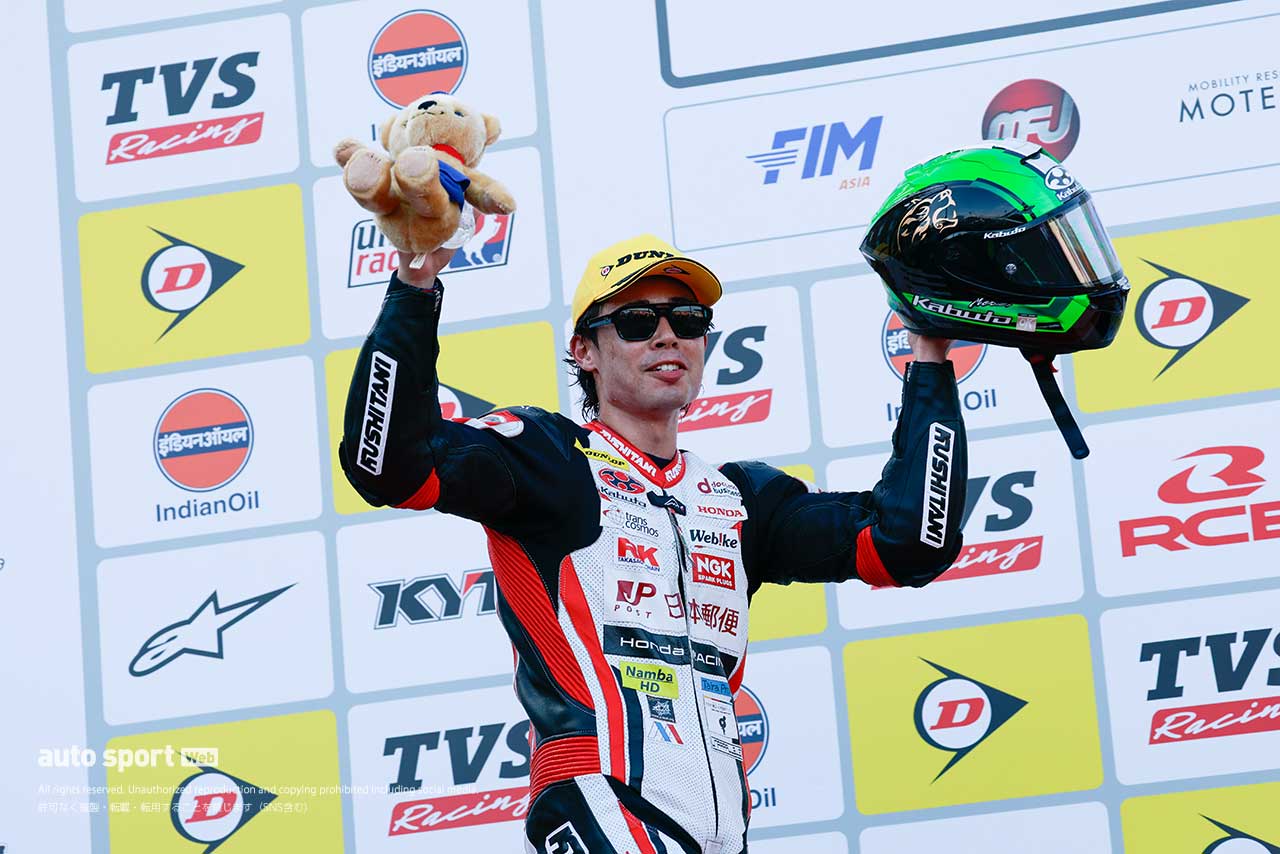 阿部恵斗、もてぎでASB1000初優勝。ポイントリーダーに浮上！ ワイルドカード勢も活躍／アジアロード第3戦日本