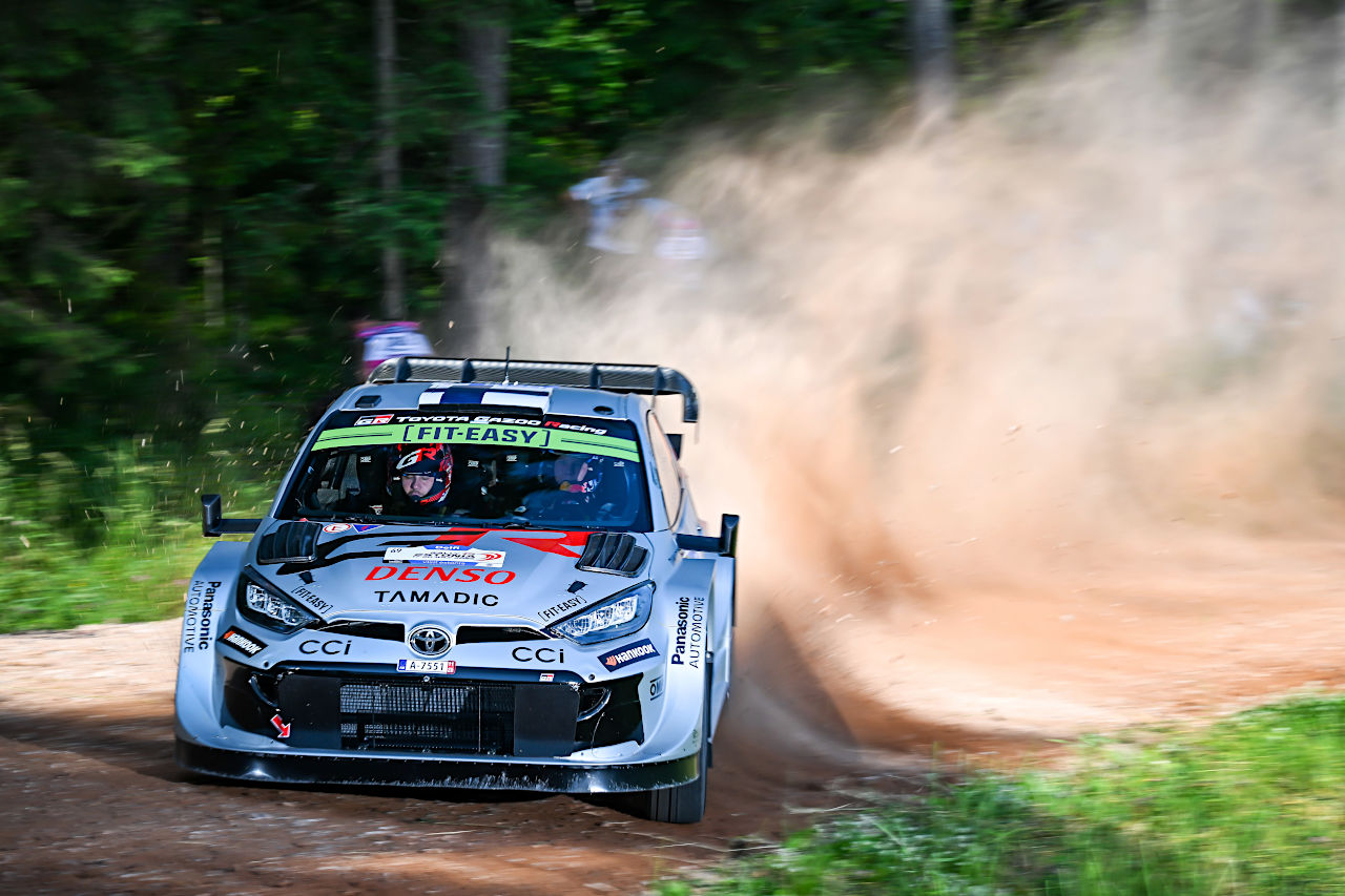 ロバンペラ、勝田のトヨタ勢がシェイクダウン1-2発進。ヌービルが続く／WRCエストニア