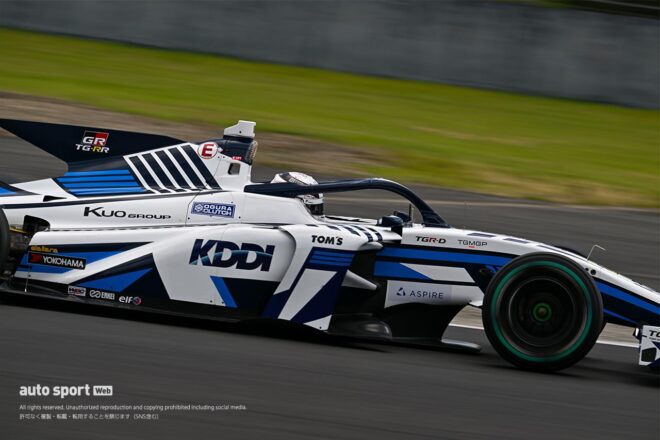 全日本スーパーフォーミュラ選手権第6戦・第7戦富士開幕。フリー走行1回目は阪口晴南がトップタイム