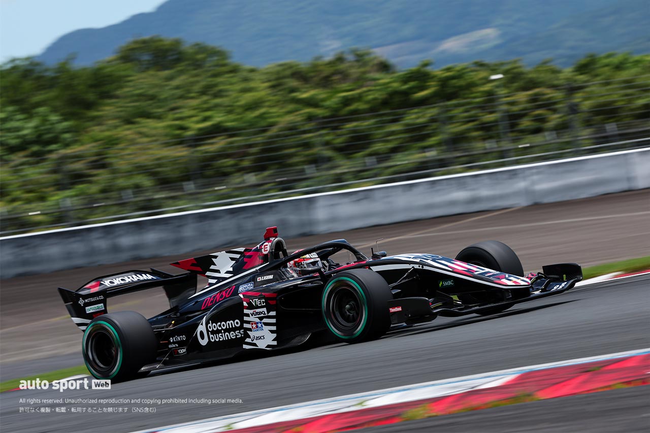 全日本スーパーフォーミュラ選手権第6戦・第7戦富士開幕。フリー走行1回目は阪口晴南がトップタイム