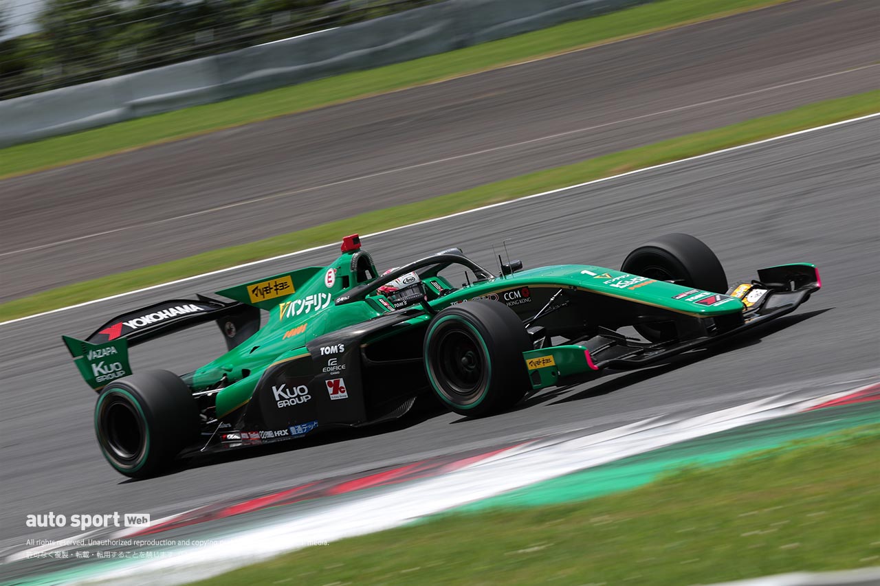 スーパーフォーミュラ第6戦・第7戦富士のフリー走行2回目はオオムラ・フラガがトップタイム。上位は超僅差