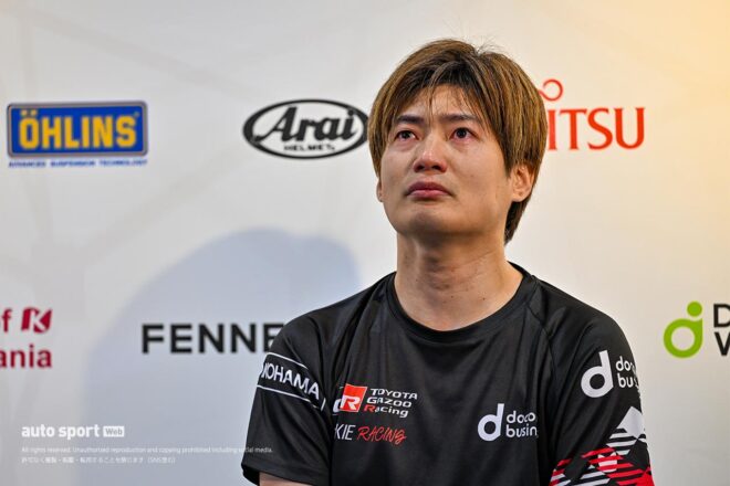 第6戦富士で100戦達成の大嶋和也がサプライズで2025年限りでのスーパーフォーミュラ引退を発表