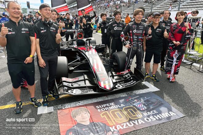フォーミュラ引退への熱い思いとチーム、オーナーへの感謝があふれる。大嶋和也、涙のSF参戦100戦記者会見全文