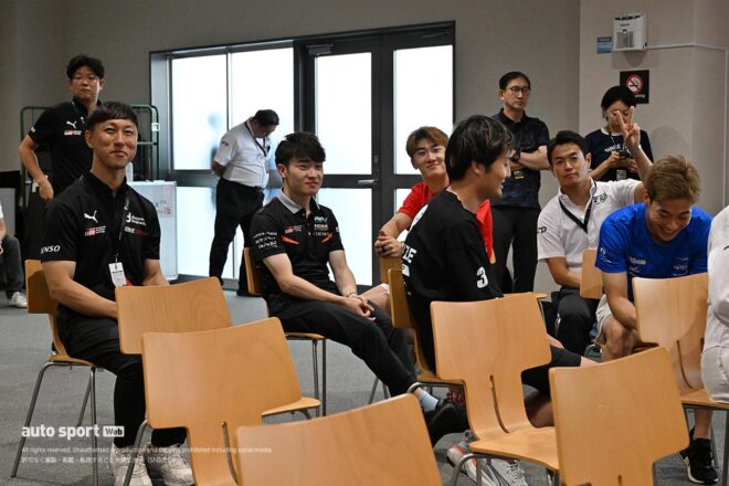 フォーミュラ引退への熱い思いとチーム、オーナーへの感謝があふれる。大嶋和也、涙のSF参戦100戦記者会見全文