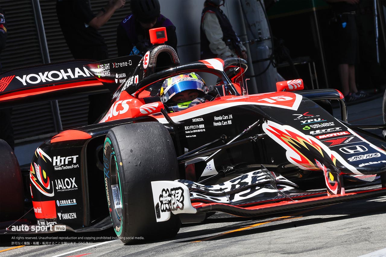 スーパーフォーミュラ第7戦富士は坪井翔が本人も驚きのポールポジションを獲得。太田格之進、佐藤蓮が続く