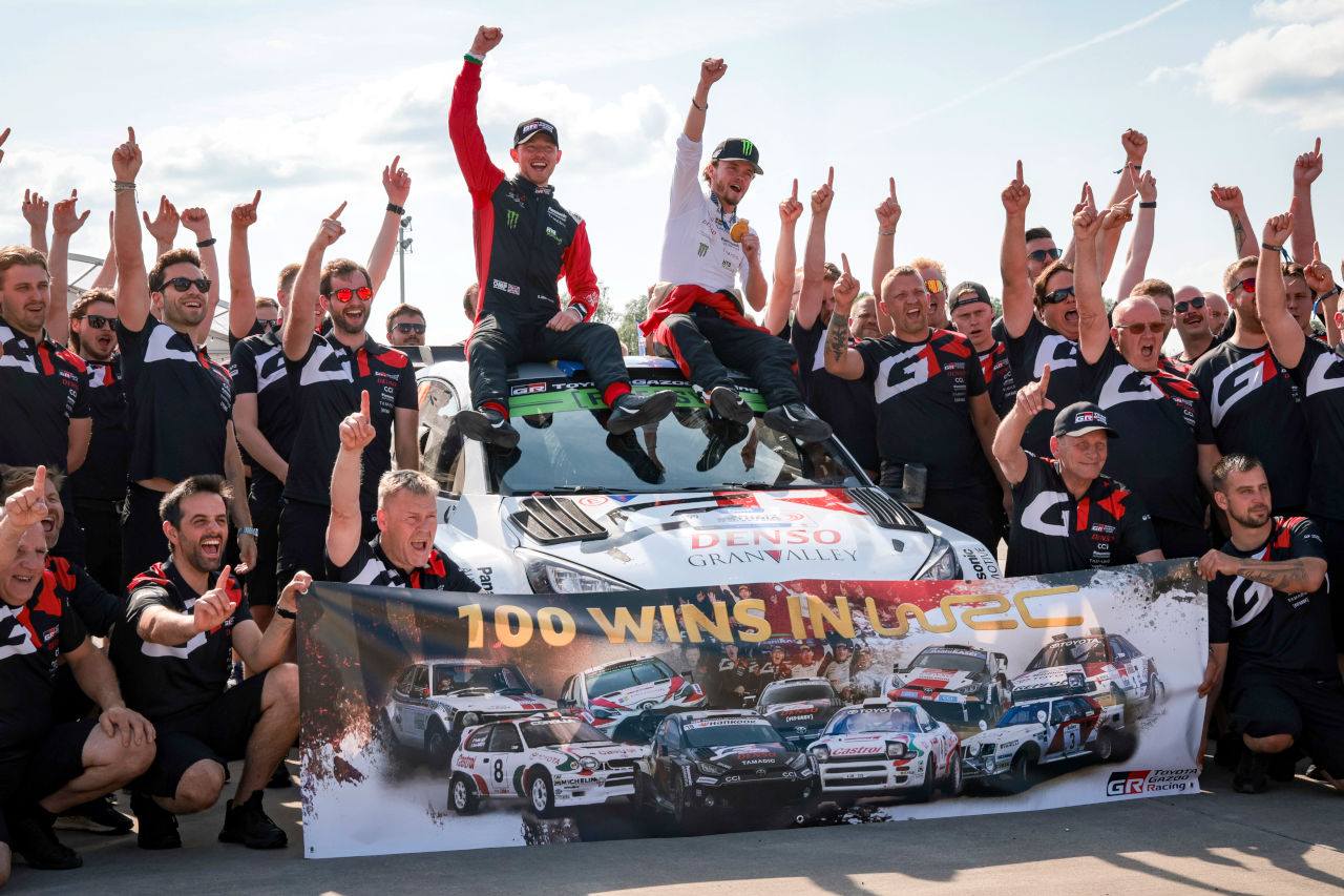 豊田章男会長、通算100勝をもたらしたソルベルグに「今度は私とツーショットを」／第8戦後コメント全文