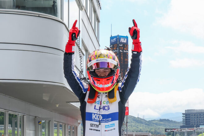 2025年 KYOJO CUP第2戦　ファイナルレースを制した翁長実希（Kids com KDDP KC-MG01）