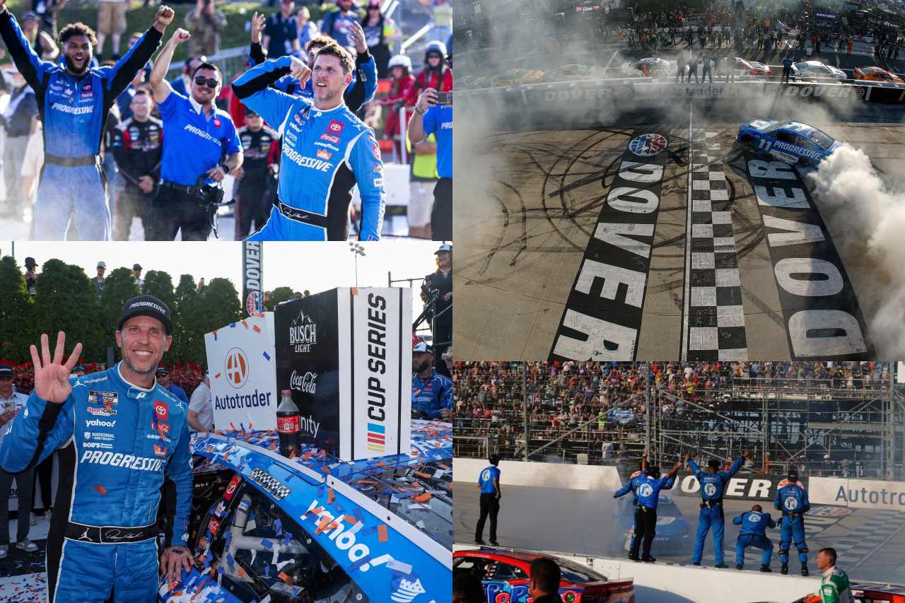 度重なるオーバータイムを制したハムリンが僚友ブリスコを撃破。連覇で今季最多の4勝目／NASCAR第21戦