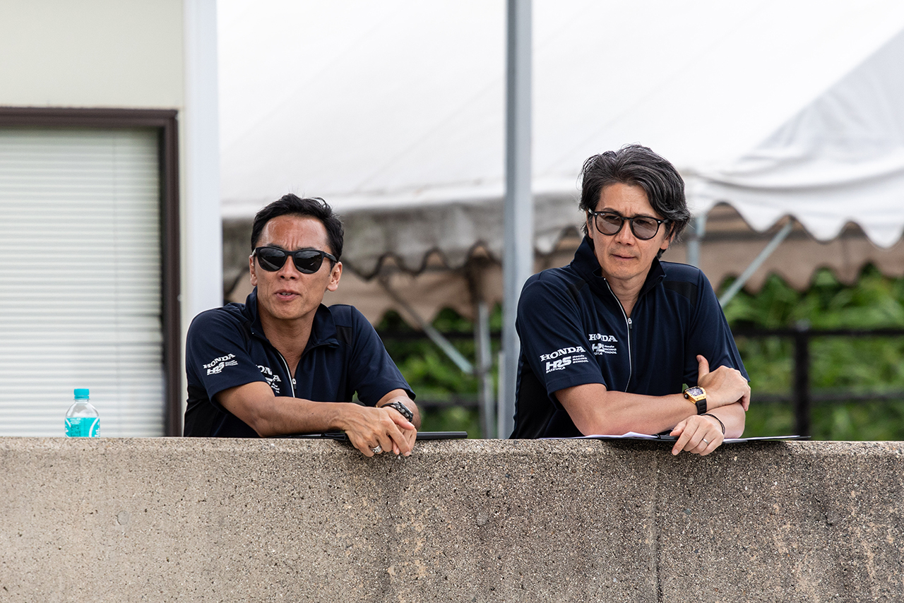 HRSの佐藤琢磨プリンシパルと中野信治エグゼクティブダイレクター