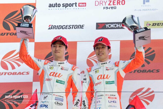 山下健太と坪井翔（au TOM’S GR Supra）