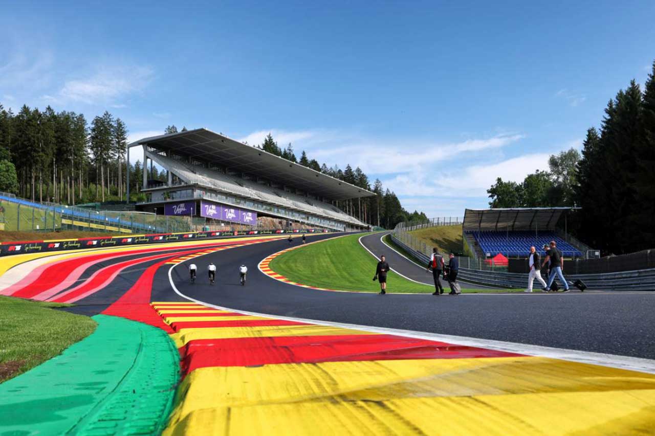 2025年F1第13戦ベルギーGP　コースウォークの様子