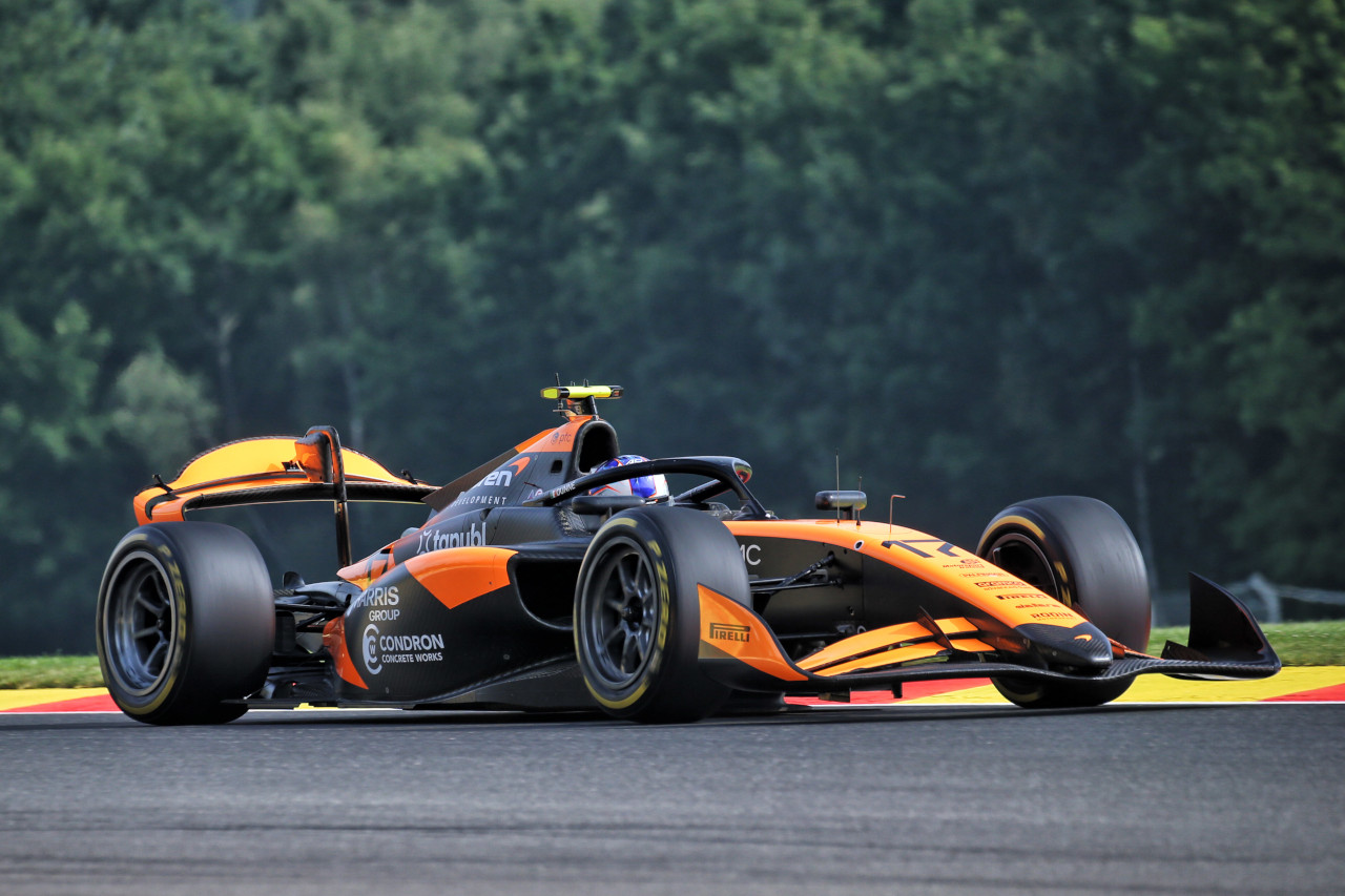 2025年FIA F2第9戦スパ・フランコルシャン　アレクサンダー・ダン（ロダン・モータースポーツ／マクラーレン育成）