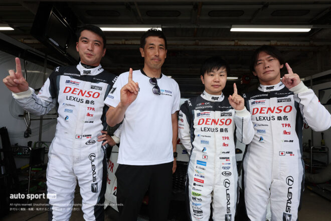 蒲生尚弥／鵜飼龍太／小林利徠斗／嵯峨宏紀（31号車DENSO LEXUS RC F GT3）