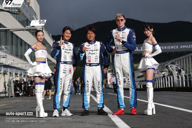 中野信治／遠藤光博／ジャック・ヤング（97号車Racer ホンダカーズ桶川 CIVIC）