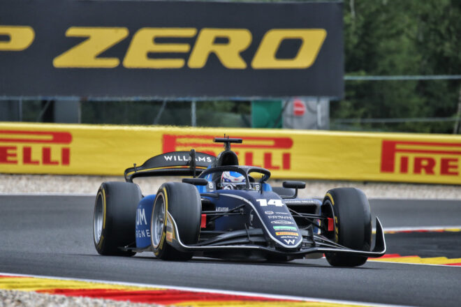 2025年FIA F2第9戦スパ・フランコルシャン　ビクトール・マルタンス（ARTグランプリ／ウイリアムズ育成）