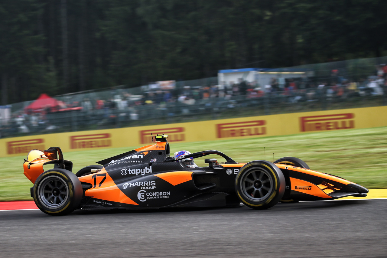 2025年FIA F2第9戦スパ・フランコルシャン　アレクサンダー・ダン（ロダン・モータースポーツ／マクラーレン育成）