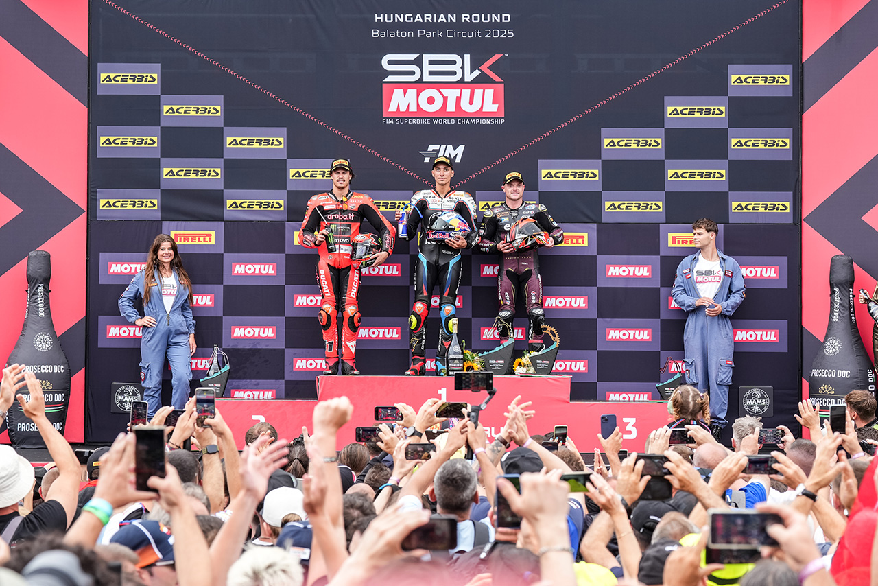 【順位結果】2025SBK第8戦ハンガリー 決勝レース2