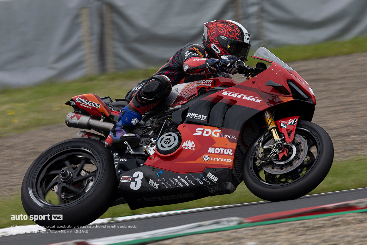 加賀山就臣（SDG-DUCATI Team KAGAYAMA）／2025鈴鹿8耐テスト