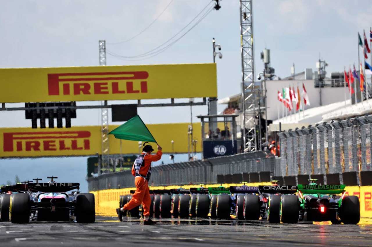 2024年F1第13戦ハンガリーGP　決勝スタート