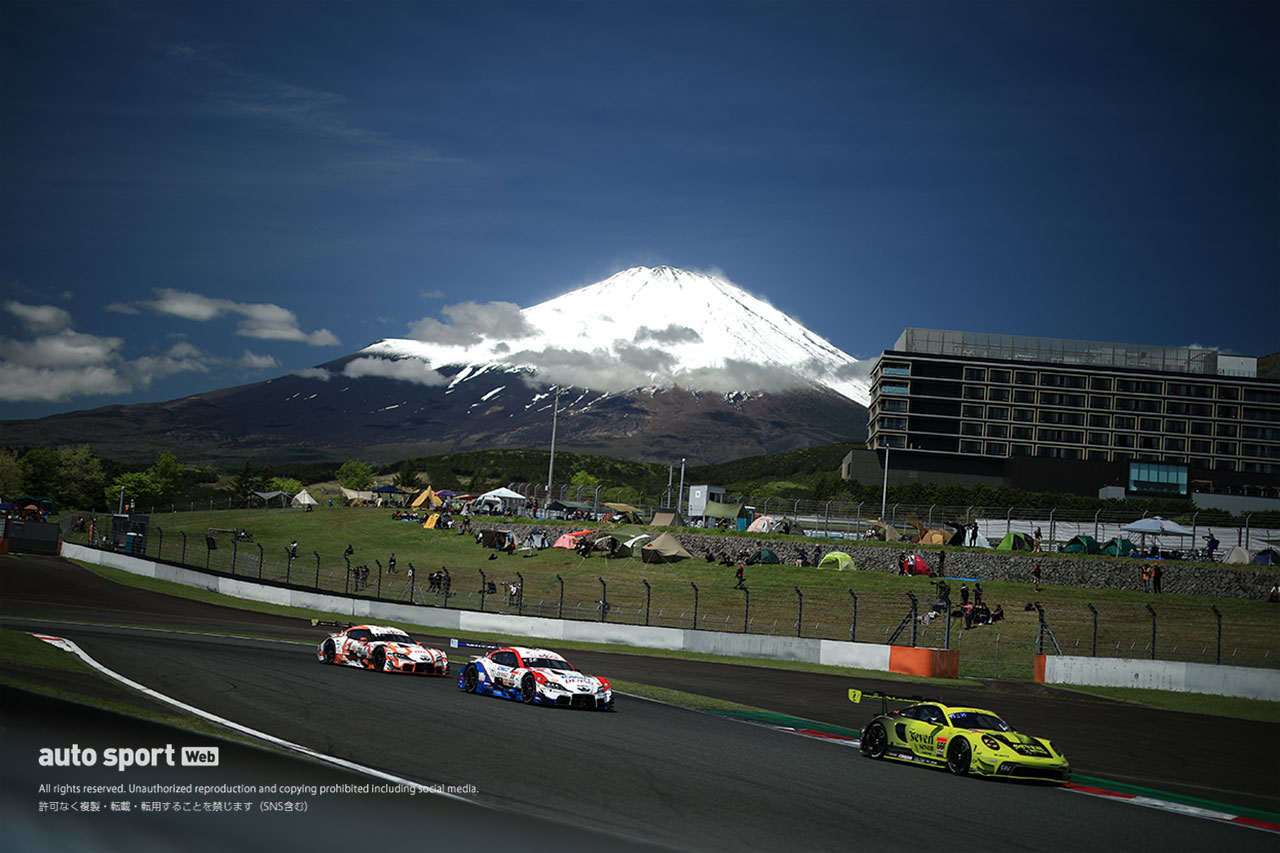 2025スーパーGT第2戦富士　公式練習の様子