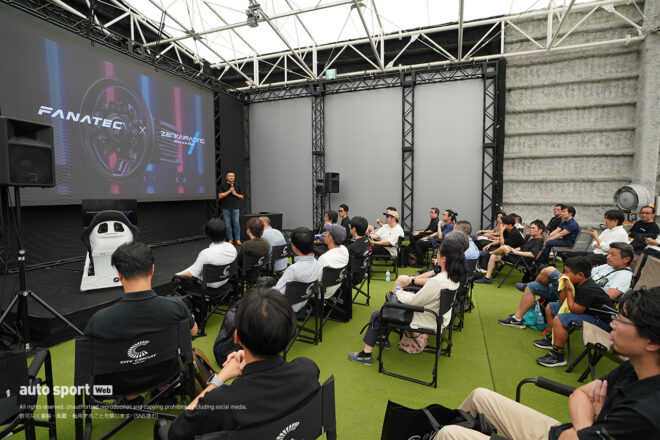 フラガ、大湯、冨林が記念イベントに登場。ファナテックがゼンカイレーシングと正規代理店契約を締結