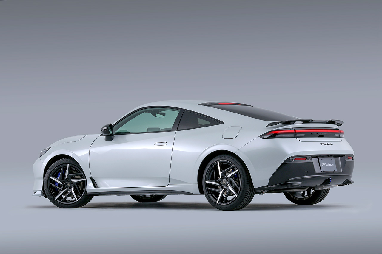 新型プレリュードのスポーティーテイストをさらに高める純正アクセサリー登場。ホンダアクセスが公開