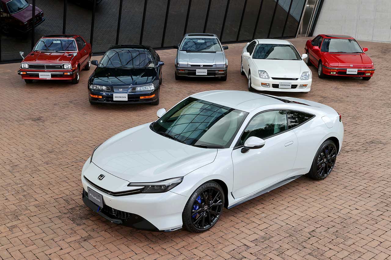 歴代ホンダ・プレリュード一気乗り取材会