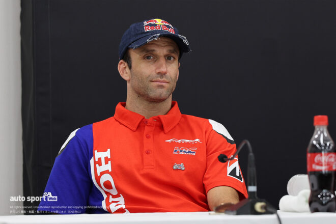 2025鈴鹿8耐：木曜会見に出席したヨハン・ザルコ（Honda HRC）