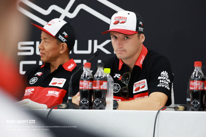 2025鈴鹿8耐：木曜会見に出席したジャック・ミラー（YAMAHA RACING TEAM）