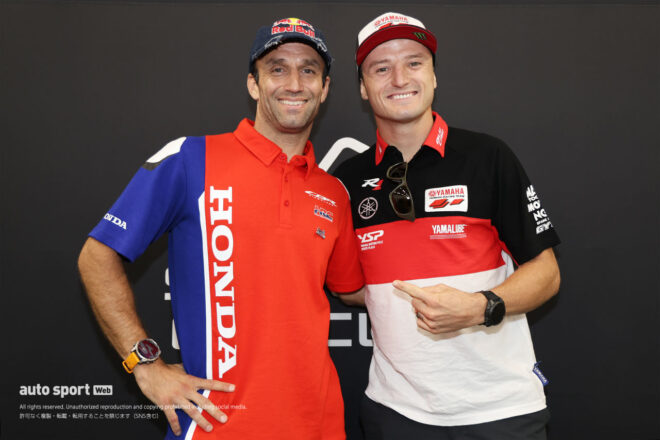 2025鈴鹿8耐：ヨハン・ザルコとジャック・ミラー（Honda HRC & YAMAHA RACING TEAM合同記者会見）