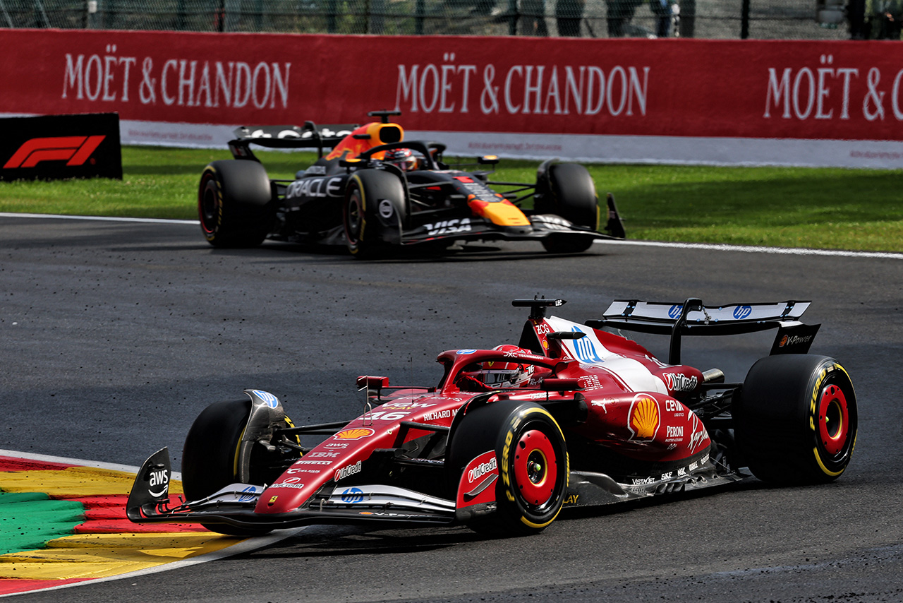 シャルル・ルクレール（フェラーリ）＆マックス・フェルスタッペン（レッドブル）