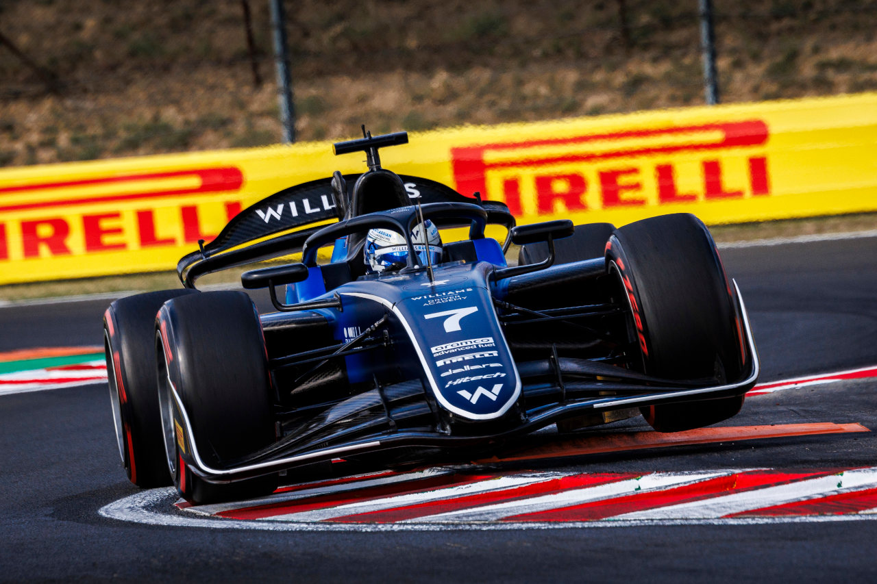 2025年FIA F2第10戦ブダペスト　ルーク・ブラウニング（ハイテックTGR／ウイリアムズ育成）