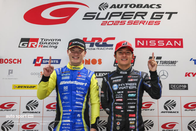 阪口が「爽快」ポール獲得、坪井は「さらに3段階強い」と火花。「肩の荷が下りた」と平良【土曜予選会見】