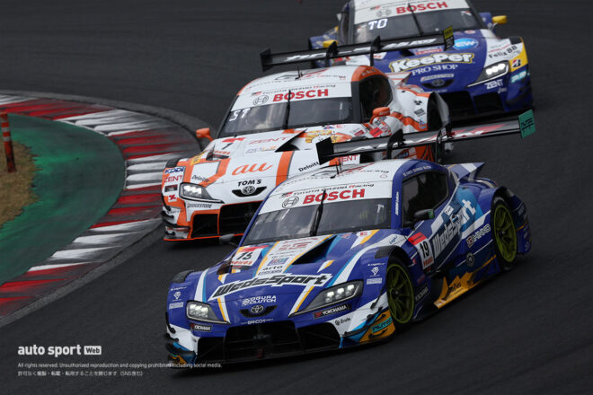 坪井翔別注　au tom's GR Supra 2023 champion Spark 43SGT2023ST 1/43 SHO TSUBOI - au TOM'S GR Supra No.36
