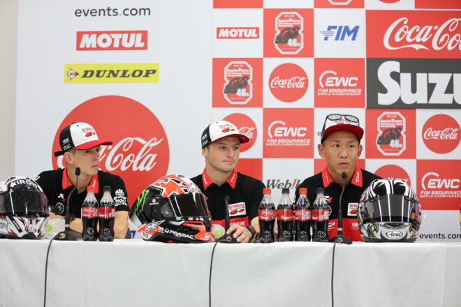 ミラー、痛恨の転倒に「興奮して頑張りすぎた。本当に悔しい」／鈴鹿8耐 予選トップ3会見