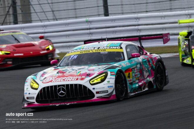 グッドスマイル 初音ミク AMG、セパンの3位、富士の2位と来たらやはりレース2は……？「がぜんやる気」と谷口信輝も乗り気