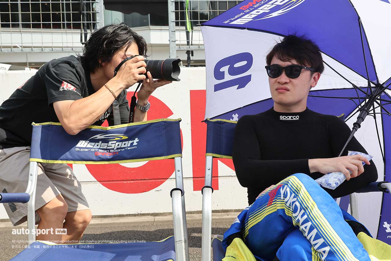 阪口晴南と国本雄資（WedsSport ADVAN GR Supra）