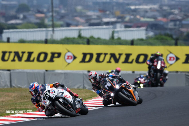 國井勇輝（SDG Team HARC-PRO. Honda）、浦本修充（AutoRace Ube Racing Team）