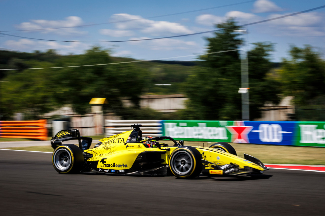 2025年FIA F2第10戦ブダペスト　レオナルド・フォルナローリ（インビクタ・レーシング）